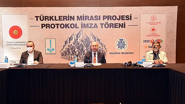 Türklerin Mirası Projesi imza töreni Konya'da gerçekleşti

