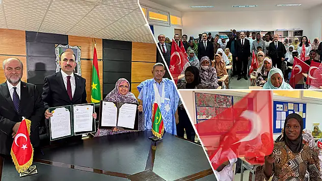 Türkoloji okuyan Afrikalı öğrenciler Başkan Altay'ı coşkuyla karşıladı