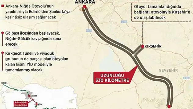 Tuz Gölü'nden de geçecek yol için 5 teklif