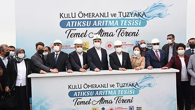 Tuz Gölü'nün korunması İçin 4 önemli yatırımın temeli atıldı
