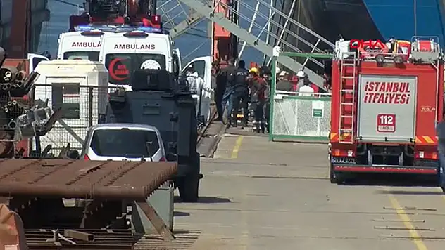Tuzla tersanesinde gemide patlama
