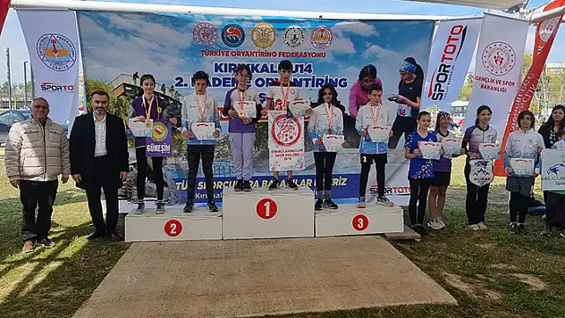 U14 2. kademe Oryantiring Yarışı Kırıkkale'de yapıldı