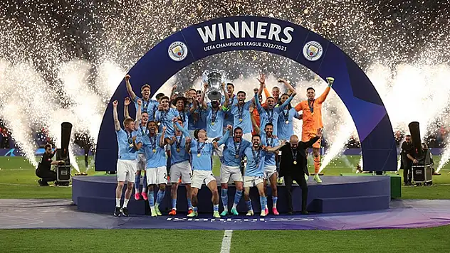 UEFA Şampiyonlar Ligi'nde Manchester City kupanın sahibi oldu
