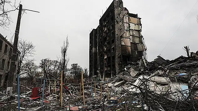 Ukrayna'nın Borodyanka şehri harabeye döndü
