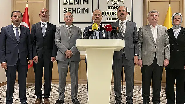 Ulaştırma ve Altyapı Bakanı Abdulkadir Uraloğlu Konya'da konuştu
