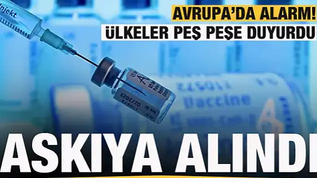 Ülkeler peş peşe duyurdu: Durduruldu