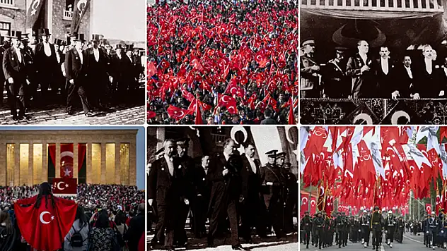 Ulu önder Mustafa Kemal Atatürk'ün 'En büyük eserim' dediği Türkiye Cumhuriyeti 101. yılını kutluyor
