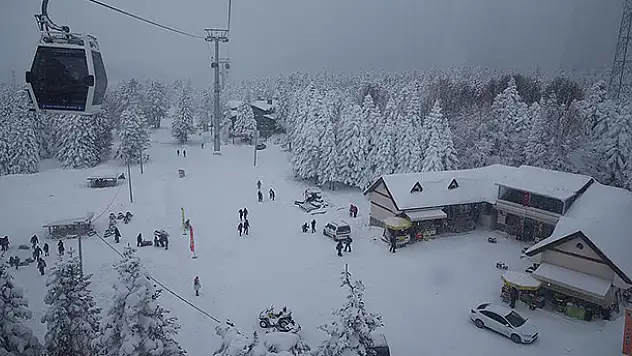 Uludağ'da kar kalınlığı yarım metreyi buldu