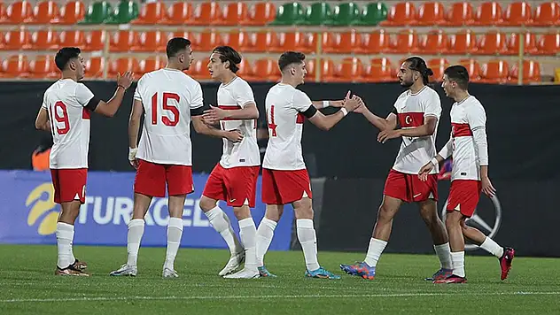 Ümit Milli Futbol Takımı, Kosova'yı hazırlık maçında 4-2 mağlup etti
