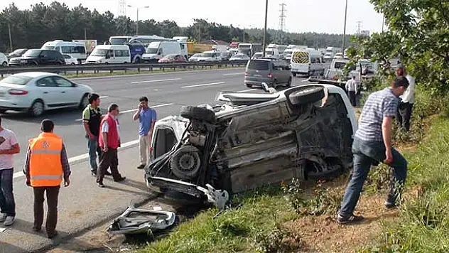 Ümraniye'de zincirleme kaza