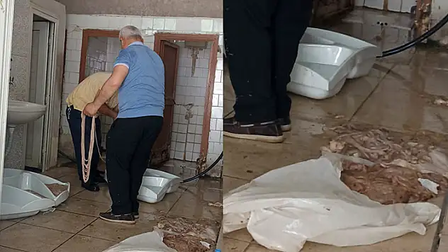 Umumi tuvalette bağırsak temizliği cezasız kalmadı
