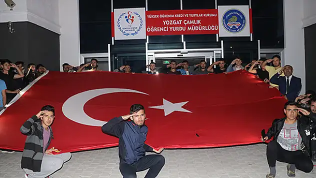 Üniversite öğrencilerinden Barış Pınarı Harekatı'na destek