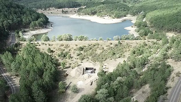 Uşak'ın içme suyu sorununu çözecek projede su aktarılmaya başlandı