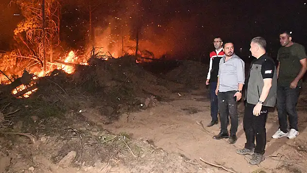 Uşak'ta iki ayrı yerde orman yangını: 11 ev tahliye edildi
