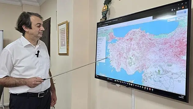 Uydu verilerinden yararlanılarak geliştirilen yazılımla Türkiye'nin 'kuraklık haritası' çıkarıldı