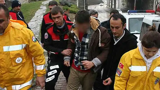 Uyuşturucu kullanan genç hastanelik oldu