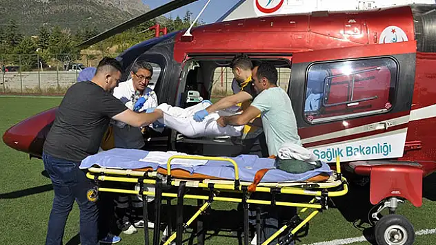 Üzerine kaynar süt dökülen çocuk ağır yaralandı
