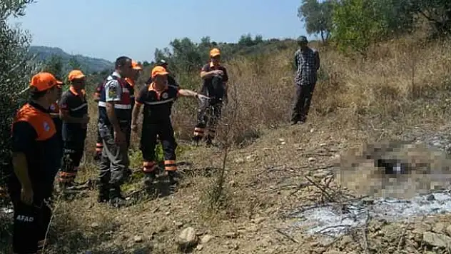 Vahşet: Yakılmış halde bulundu!