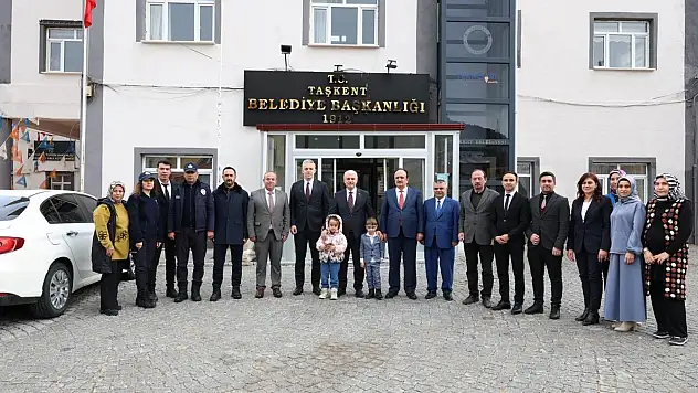 Vali Akın Taşkent'te çalışmaları yerinde inceledi