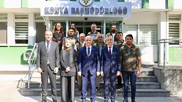 Vali Akın, TMO'da hasat öncesi incelemelerde bulundu