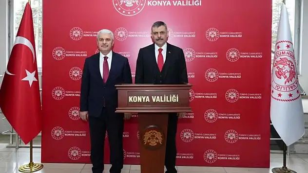 Vali Akın'dan Bakan Çiftçi'ye Konya brifingi