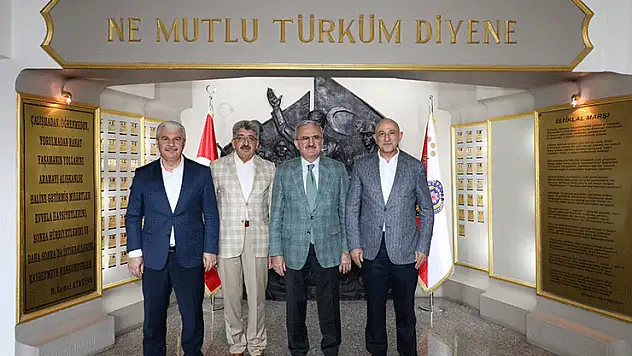 Vali Akın'dan İl Emniyet Müdürü Maksut Yüksek'e ziyaret