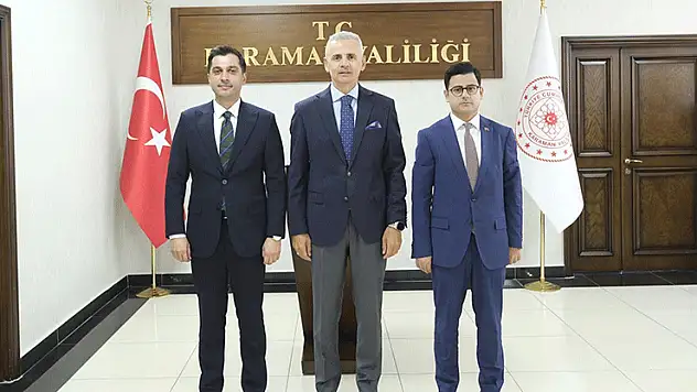 Vali Çiçekli'ye veda ziyareti