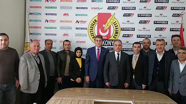 Vali Toprak'tan Konya Gazeteciler Cemiyeti' ne ziyaret