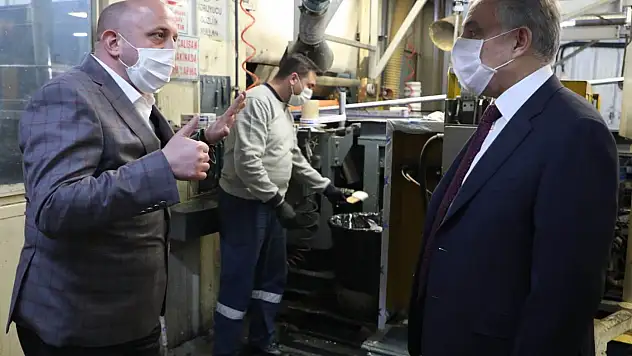 Vali Toprak'tan, Mekpan'a ziyaret