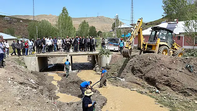 Van'da sağanak sele neden oldu 52 hayvan öldü, 10 ev ile ahır hasar gördü 