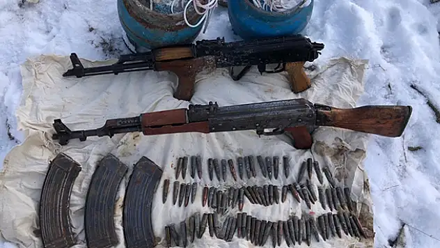Van'da silah ve mühimmat ele geçirildi