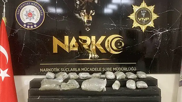 Van'da 10 kilo 120 gram skunk maddesi ele geçirildi