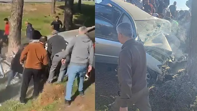 Vatandaşların kazada yaralanan kardeşleri hayatta tutma çabası yeterli olmadı
