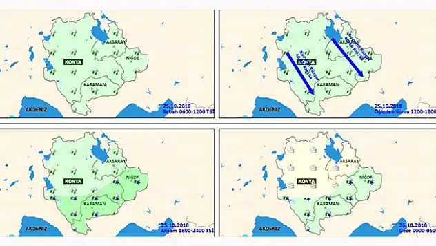 Ve kış geldi! Konya'ya karlakarışık yağmur uyarısı!