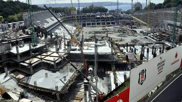 Vodafone Arena'nın inşaatı durduruldu