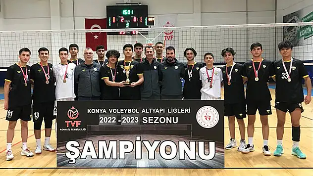 
Voleybolda şampiyon Konya Büyükşehir