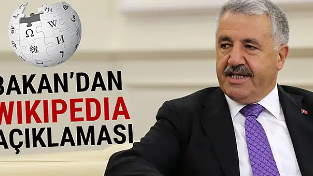 Wikipedia Açılacak mı? Bakan Arslan Cevapladı