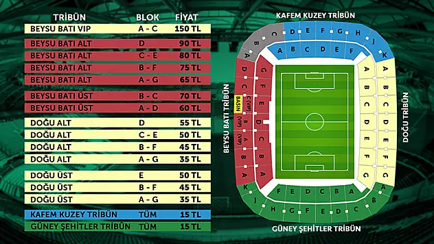 Y. Kayserispor maçı biletleri satışa çıkıyor