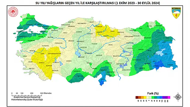 Yağışlar en fazla Doğu Anadolu'da arttı, Ege'de azaldı
