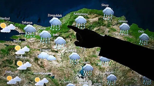 Yağışlı hava salı günü etkisini kaybedecek, sıcaklık yükselecek
