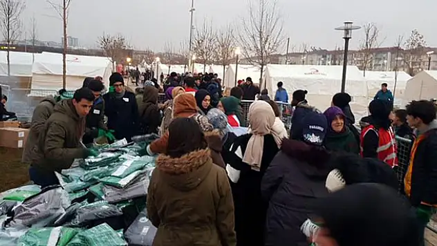 Yardım malzemeleri ulaştırıldı