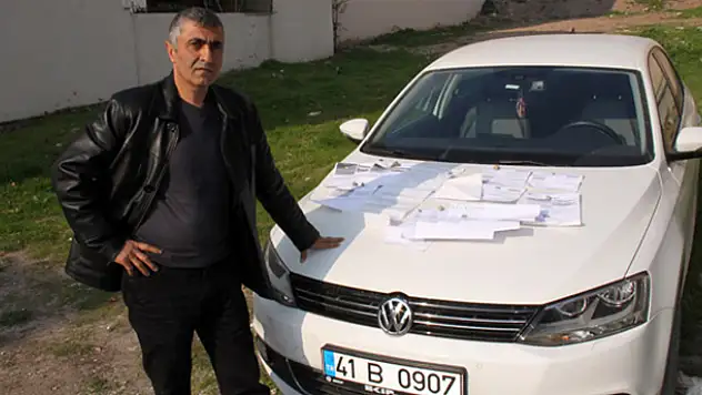 Yarım saatte 5 ceza yiyen sürücü bir daha memleketine gitmeyecek