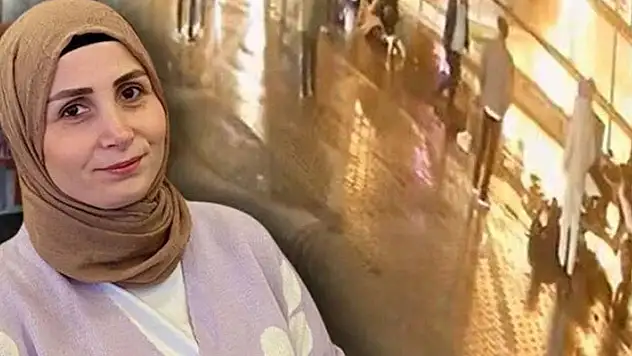 Yaya geçidinden geçen kadına önce motosiklet sonra araba çarptı

