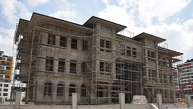 Yazır karakol binası yükseliyor
