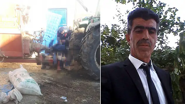 Yem karma makinesinde sıkışan işçi öldü 
