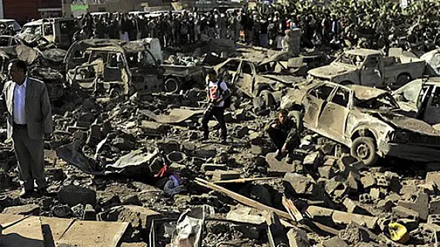 Yemen'de Husilere hava operasyonu