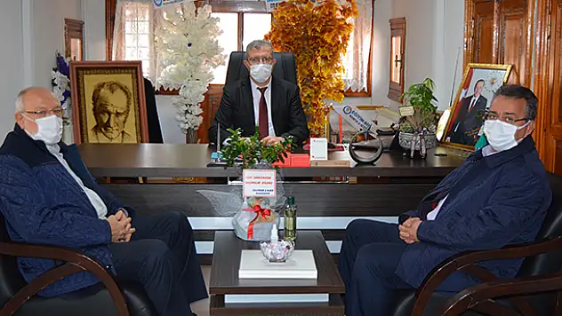 Yeni Meram'dan CİB Konya Bölge Müdürü  Karabulut'a hayırlı olsun ziyareti