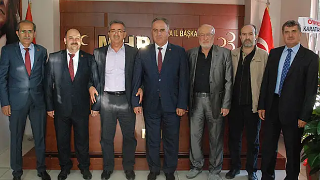 Yeni Meram'dan MHP İl Başkanı Karaarslan'a hayırlı olsun ziyareti