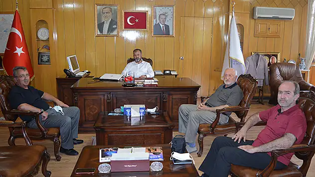 Yeni Meram'dan Müftü Ali Öge'ye ziyaret
