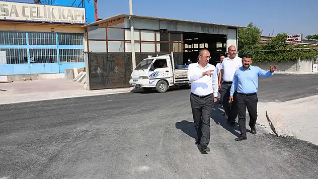 Yeni Meram Sanayi'de esnafla belediye el ele verdi
